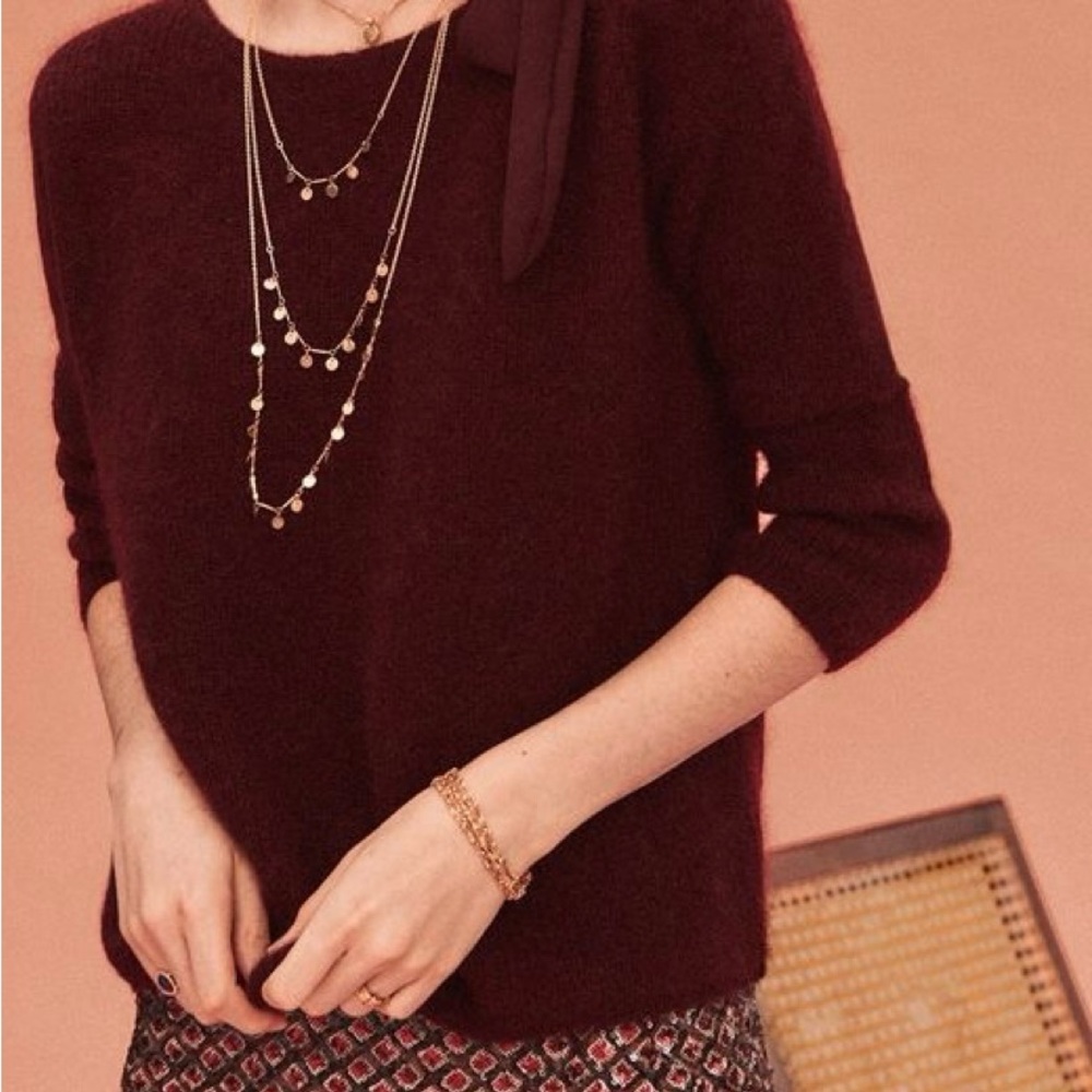 Sezane Massy Sequined Skirt- sz 40/8